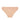 Beige Bikini panties on a white background