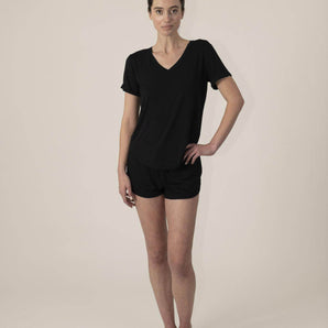 Camiseta con cuello en V