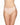 Beige Butter Thong in ultra-soft Austrian modal fabric with raw-cut edges for a smooth, line-free look.