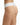White Butter Thong in ultra-soft Austrian modal fabric with raw-cut edges for a smooth, line-free look.