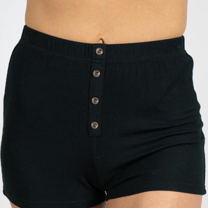 pantalones cortos acanalados