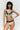 Andres Sarda Bremer Bralette in blue, yellow, and black with double straps
