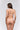 back view of the Andres Sarda Chalmers bralette in peach showing adjustable straps and smooth band