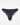 Black Anemone thong with floral lace and silky microfiber, mid-rise fit for smooth, invisible comfort under clothing.