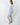 Aspen Dream silver ribbed joggers with side pockets and cuffed hems in soft, breathable bamboo for a comfy, flattering fit.