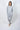 Aspen Dream silver ribbed joggers with side pockets and cuffed hems in soft, breathable bamboo for a comfy, flattering fit.