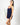 Aspen Dream Cute Stitching Cami Short Set in Navy front view with relaxed fit and contrast stitched piping
