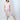 Model wearing Aspen Dream Jolene Cropped Pajama Set in Powder Rose.