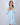 Aspen Dream Nora Short Robe in Ice Melt with lace panels, pockets, and sewn-in belt in soft, breathable bamboo fabric.
