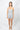 Aspen Dream silver ribbed shorts with golden buttons, pull-on waist, and breathable bamboo fabric for soft, easy comfort.