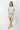 Aspen Dream silver ribbed shorts with golden buttons, pull-on waist, and breathable bamboo fabric for soft, easy comfort.