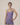 Aspen Dream violaceous ribbed shorts with golden buttons and pull-on waist in soft, breathable bamboo for cozy everyday wear.