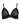 Aubade Boite Open Up lace triangle bra in black with an open cup design.