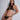 Black sheer bralette with plunging front cutout and gold ring hardware, front view