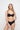 Avero charcoal balcony bra with padded cups, daisy straps, and seamless finish for a smooth, feminine, and supportive fit.