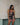 Model wearing Bernadette floral mini nightie with plunging neckline and embroidery