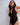 Aubade Black Python Bodysuit with snakeskin tulle and strappy open back