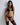 Aubade Black Python triangle bra and tanga set with snakeskin tulle and gold accents