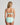 Mint Heart-shaped foam cup bra with daisy straps and silicone-backed support, convertible to halter or shoulder style.
