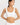 Classic seamless white sports bra in soft ribbed fabric with light support and smooth fit, perfect for everyday comfort.