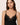 Eberjey Beatrix Cami and Short Pajama Set in black with lace trim and adjustable straps