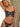 Model wearing the Fleur of England Olivia longline balcony bra in teal with embroidered tulle and cut-out front detail