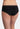 Fleur’t black boyshort panty in soft Tencel™ Modal with lace trim, cheeky coverage, and smooth fit in seasonal fashion colors.