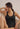 Fleur’t lace strap black camisole in soft TENCEL™ Modal with built-in shelf bra, lace trim, and mid-length fit for layering or lounging.