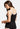 Fleur’t lace strap pink/black camisole in soft TENCEL™ Modal with built-in shelf bra, lace trim, and mid-length fit for layering or lounging.