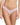 Hanky Panky pink rolled signature lace thong with V-front and V-back waistband, one-size fit, low-rise, and gift-ready wrap.