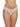 Hanky Panky white rolled signature lace thong with V-front and V-back waistband, one-size fit, low-rise, and gift-ready wrap.