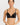 HANRO Satin Deluxe black soft cup T-shirt bra in silky viscose with plunge neckline, padding, and matte gold hardware.