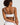 HANRO Touch Feeling white spaghetti strap crop top in soft microfiber with seamless finish and light bust support for versatile wear.