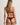 I.D. Sarrieri Royal Jewel Thong in drk violet with lace and silk strap detail