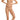 Invisible cotton beige hi-cut brief with seamless fit, ultra-flat edges, and breathable cotton-elastane blend for everyday comfort.