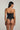 Je M'appelle Sophie strapless bustier in black, silk blend with structured fit and soft sheen.