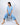 Jolene Yacht Club cropped pajama set with nautical print, short-sleeve top, cropped pants, and ruffled piping in soft bamboo fabric.