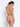 Back view of Lise Charmel Revelation Beauté wireless non-padded bra in nude color with adjustable straps