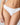 Marie Jo Avero Rio Briefs in White—elegant floral detail and smooth cut for a no-show fit.