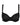 Marie Jo Avero seamless non-padded bra in black with underwire, check fabric, and daisy straps.