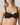 Marie Jo Avero seamless non-padded bra in black with underwire, check fabric, and daisy straps.
