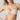 Marie Jo Avero seamless non-padded bra in nude with underwire, check fabric, and daisy straps.