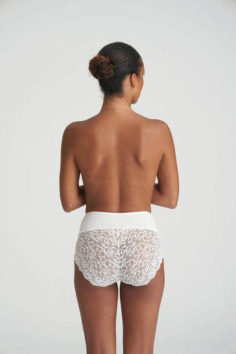 Marie Jo white high-waisted shaping briefs with seamless finish and airy fabric for invisible support under any outfit.