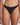 Marie Jo thong in charcoal with feather-light tulle and seamless finish for an invisible, soft, and elegant everyday fit.
