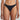 Marie Jo thong in charcoal with feather-light tulle and seamless finish for an invisible, soft, and elegant everyday fit.