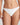 Marie Jo thong in white with feather-light tulle and seamless finish for an invisible, soft, and elegant everyday fit.