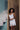 Marjolaine Benedicte Silk Nightdress with lace-trimmed V-neckline and flowing silhouette in white