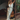Front view of Marjolaine Carmela Long Dress in Mulberry silk satin with elegant spaghetti straps, in silver and white
