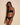 Black Cosabella Never Say Never Cutie thong in soft Italian lace, low-rise with scalloped edges, one size, gift-wrapped with bow.