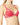 Original Sunset Coral plunge bra with recycled mesh, contour cups, and Italian lace trim. Deep neckline with adjustable straps and natural lift.
